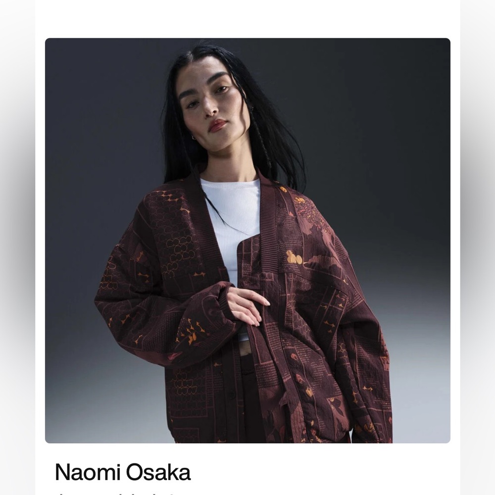 Nike Naomi Osaka styled jacket